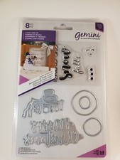 CCH3 Crafters Companion Stamp And Die Joyful Snowman Die Set New