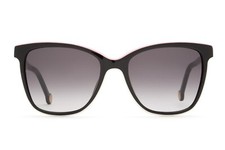 Carolina Herrera SHE792 06HC Black/Pink Cat Eye Plastic Sunglasses 54-18-135