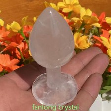 3.2" Natural Clear crystal Crystal Massage Yoni Wand for Women Gift 1pcs