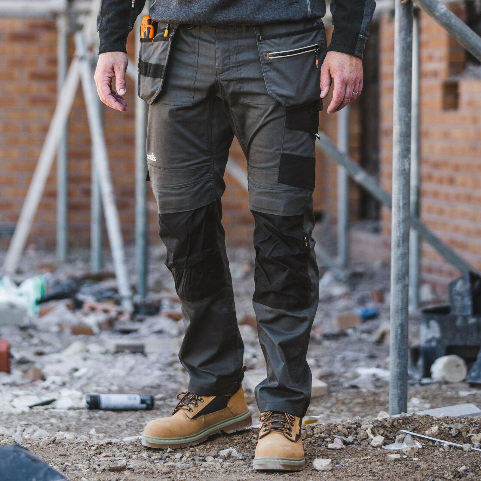 872 Slim Fit Work Pant in Black  Dickies UK