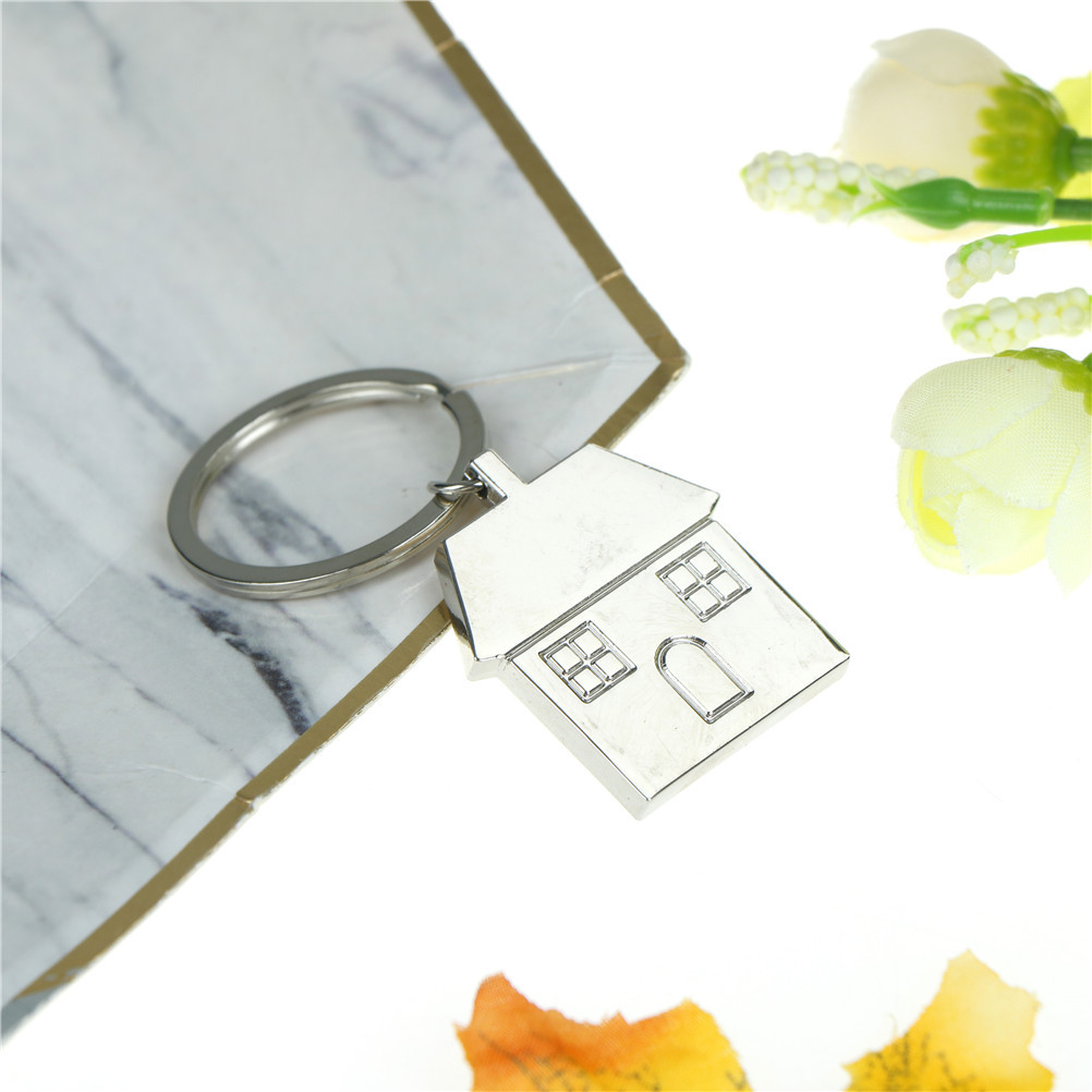 House Shape Keychains Fashion Creative Key Rings Nice Gift For Lovers ...