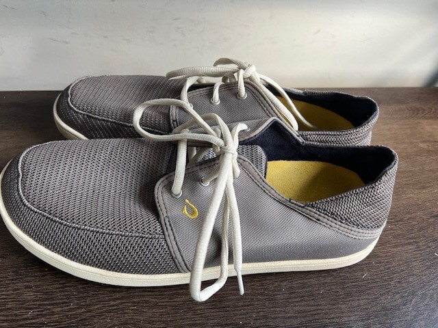 OluKai Nohea Lace Mesh Men’s Sneakers Olukai Mens Nohea Lace up Mesh Brown Shoes Size US 11.5  main image 3