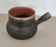 Ancienne grande toupine poterie en terre cuite vintage décoration rétro