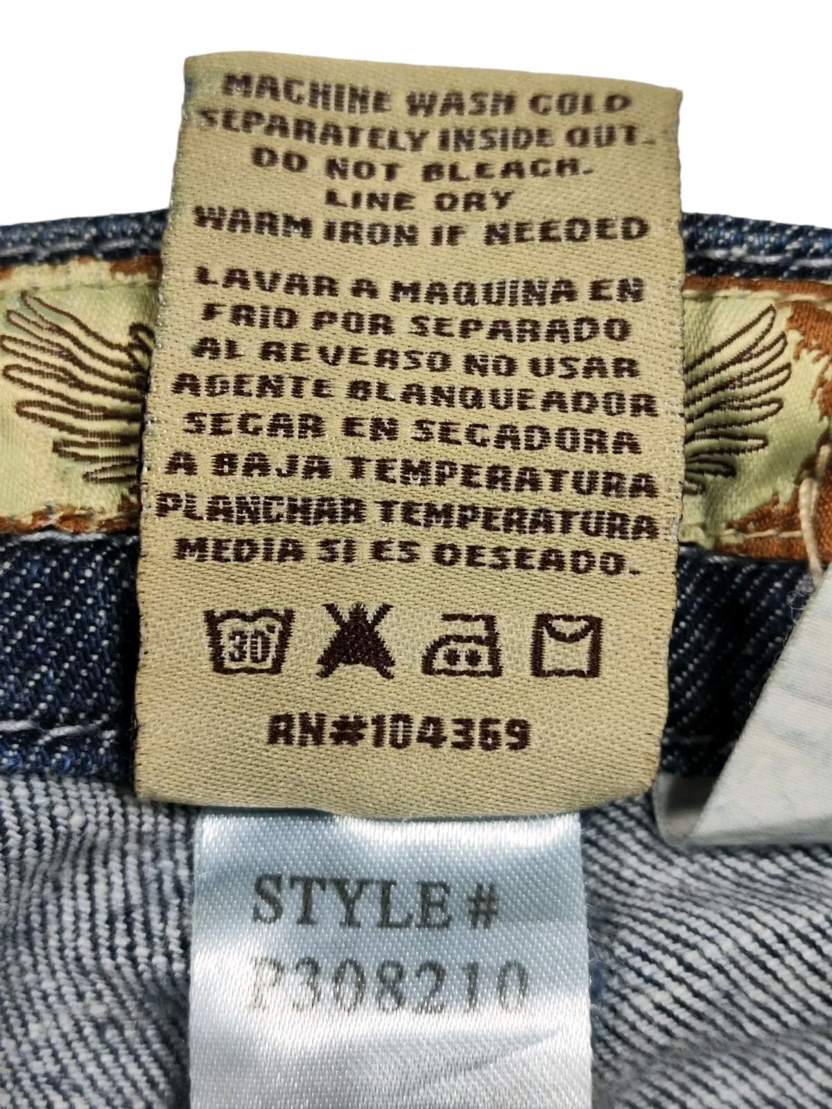 YMI USA Denim Jeans Women's Size 1 (26W 30L) Blue Slim Stretch Embroidery Rhines image 7