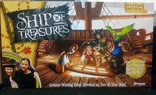 Ship of Treasures Board Game Pirate Ship 100% Complete Near
