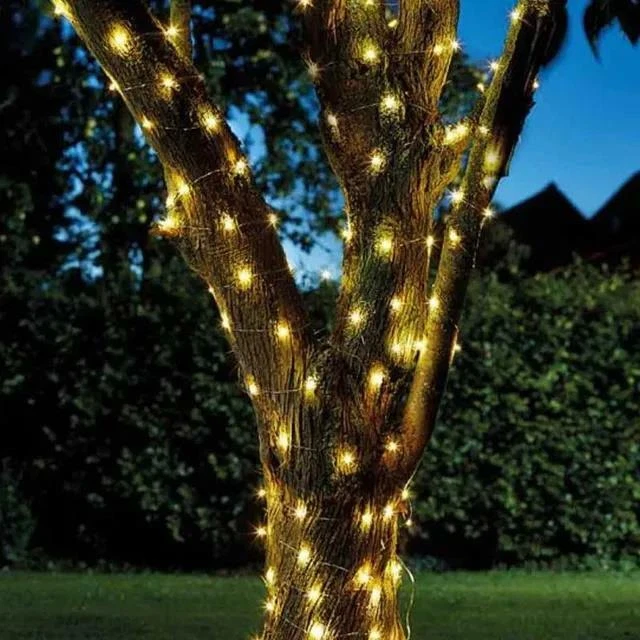 Smart solar firefly string lights deals