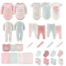 Baby Layette Gift Set for Girls - 30 Piece New Born Girl Gift Set, Baby Cloth...