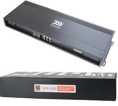 NEW Morel MPS Series 5.950 950W RMS 5-Channel Class-AB + D Car Audio Amplifier