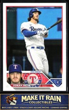 Jonah Heim 2023 Topps Series One #141 Texas Rangers Baseball