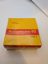 Kodachrome 40 Color Movie Film Type A 50 ft Super 8 Cartridge Expire 1982