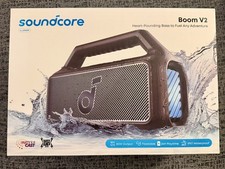 soundcore Boom 2 Portable Speaker LED Subwoofer BassUp 2.0 Floatable Blue  NEW