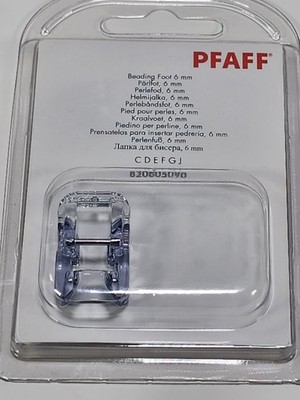 Pfaff 6mm Beading Foot Clear Presser Foot C D E F G J