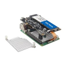 ZP581C PoE HAT PCIe to M.2 Key M NVMe SSD Adapter Board with PWM Cooling Fan