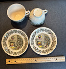 Johnson Brothers 2 Teacup Saucers Merry Christmas — photo 1