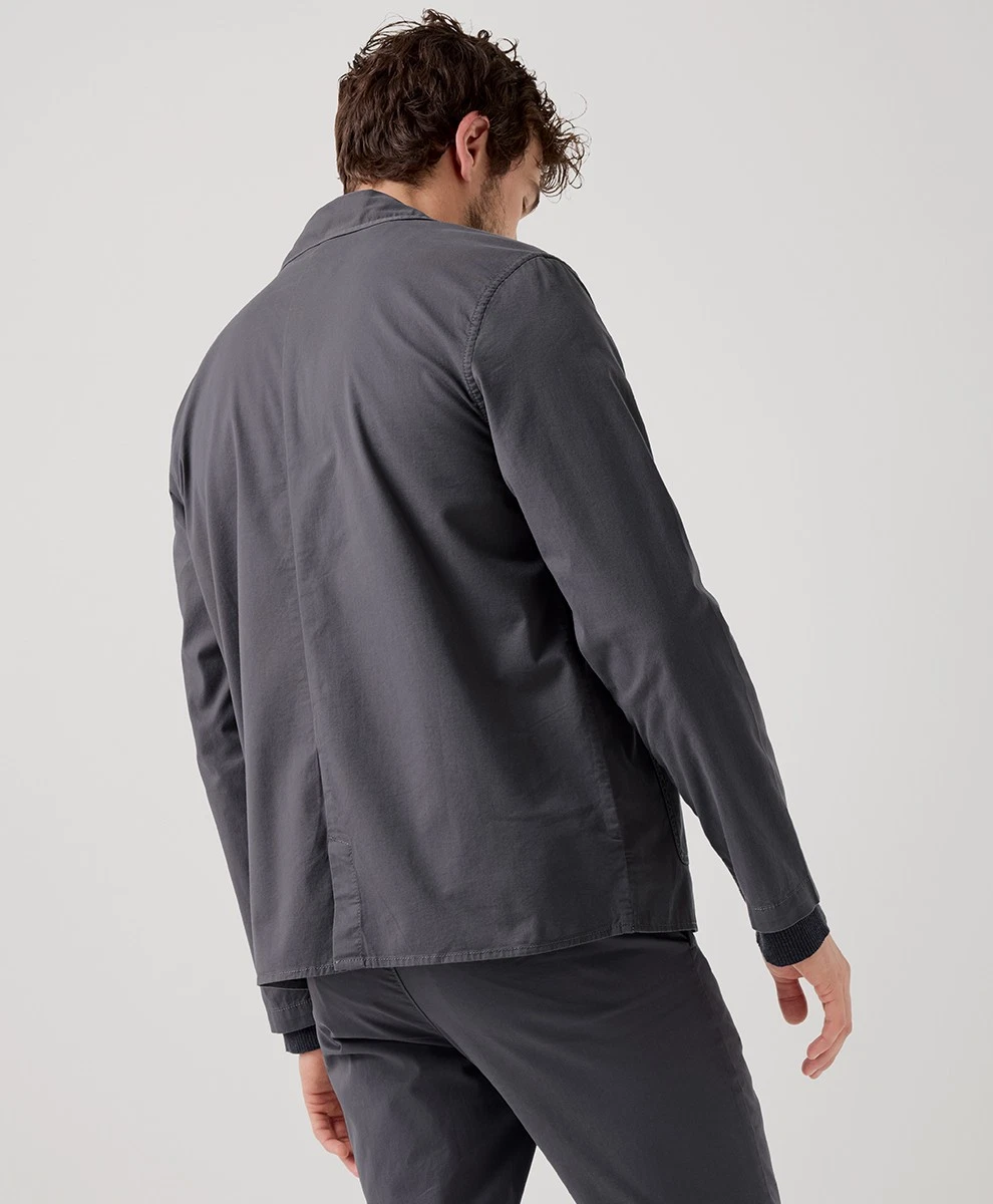 Pact Men's Boulevard Brushed Twill Blazer Large Storm Outerwear Top - product detail image 4