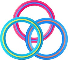 JEEFUD 3 Pack 11 Inch Soft Flying Discs, Outdoor Sport Toy for Kids  Adults