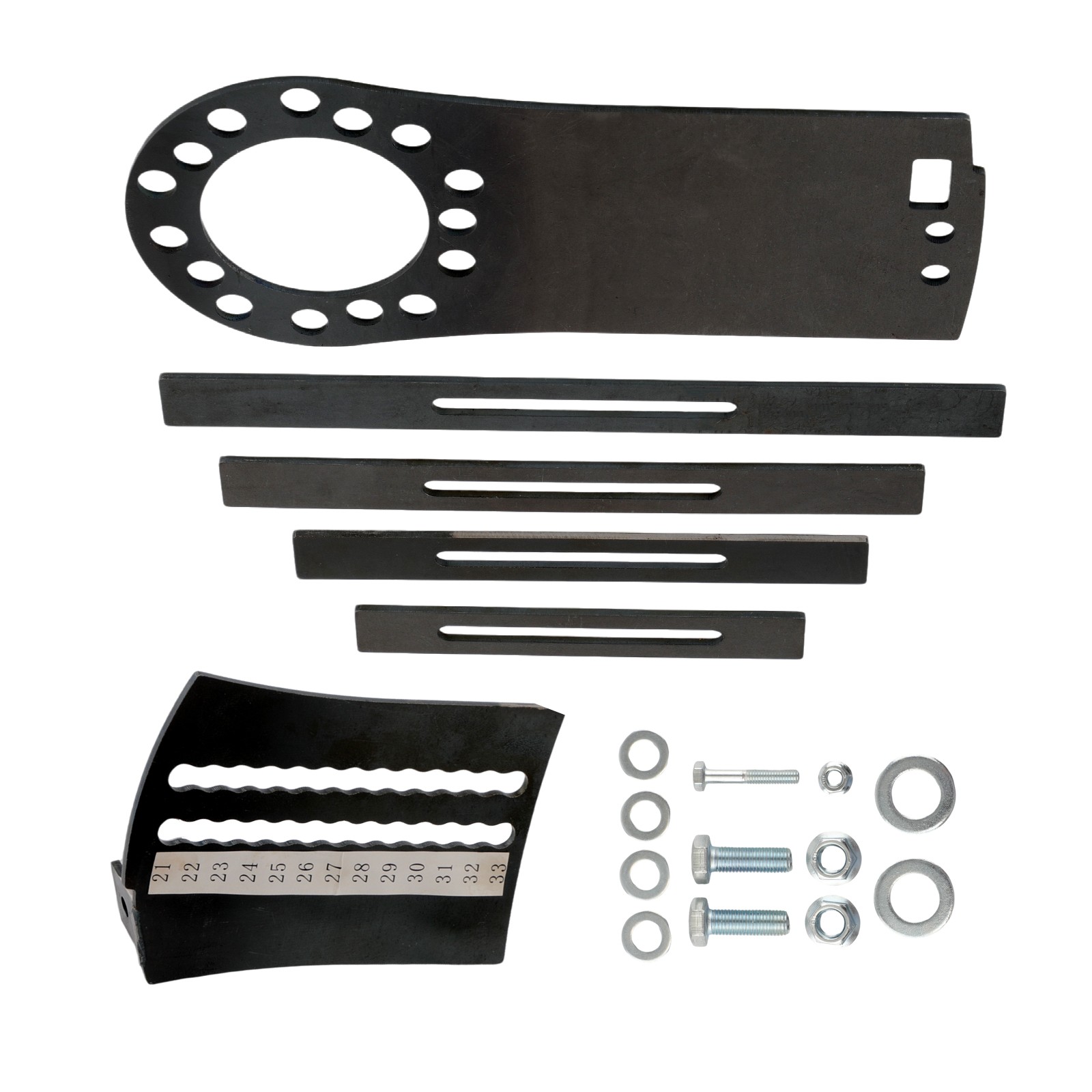5 Lug Wheel Tire Combination Measuring Fitment Tool Gauge for 5x5 hubs Kit