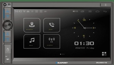 Blaupunkt ORLANDO750 6.9'' Touch Multimedia Receiver w/ Apple CarPlay & Android