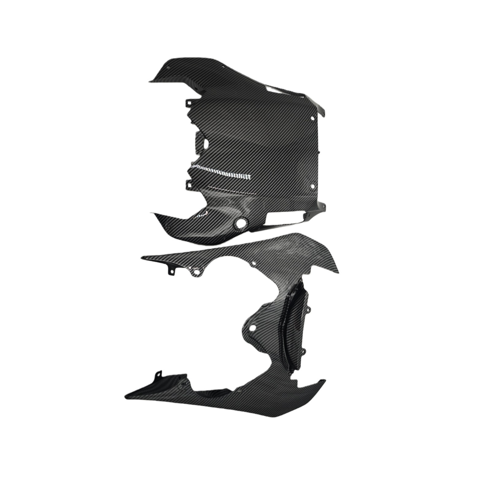 Carbon Fiber Upper Lower Rear Tail Fairing Cowling For Yamaha YZF R6 2008-2016