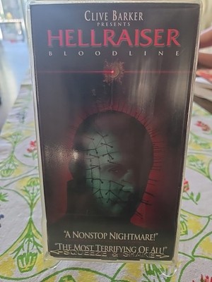 Hellraiser Bloodline VHS 1997 Horror Movie Film Bruce Ramsay Valentina Vargas
