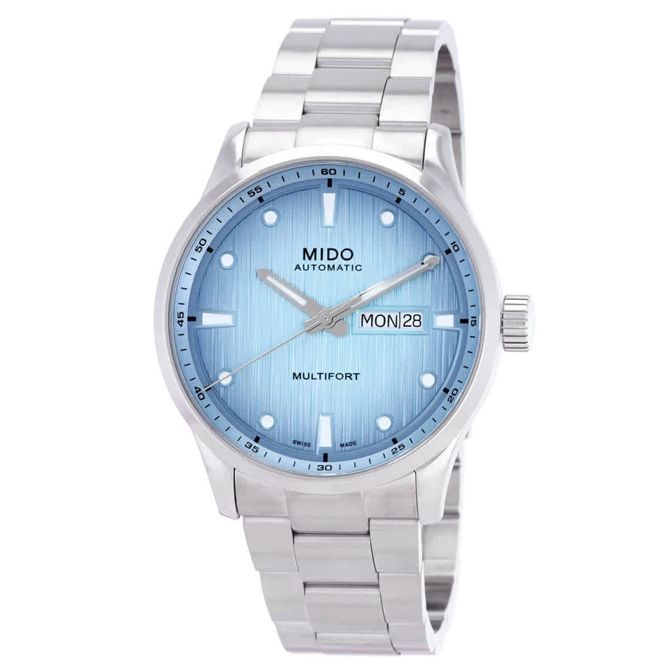 Reloj para hombre Mido Multifort M Freeze automático esfera azul M038.430.11.041.00