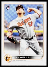 2022 Topps Alex Wells #118b RC Rookie Baltimore Orioles