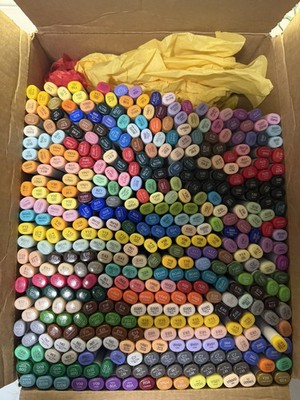 Copic Sketch Markers, Lot Of 407 plus 71 refills and (4) Wallets to hold 24 each