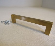 Goldenwarm Cabinet Drawer Pull Handle Brushed Gold 5-in Center to Center