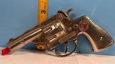 Vintage Hubley Trooper Cap Pistol Red Star Metal Grip