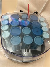 Women Conair Curls Waves Compact 20 Multi-Size Hot Rollers Blue. B20