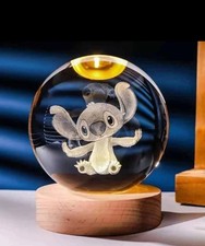 LED Crystal Ball Table Lamp -USB LED Night Light Home Decor Gift