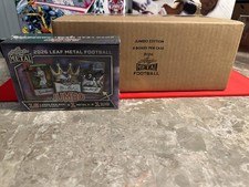 2026 Leaf Metal Football Jumbo Hobby 8-Box Case