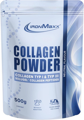 Collagen Pulver 500G Mit Premium Kollagen Peptide Typ 1 & 3, Geschmacksneutral -