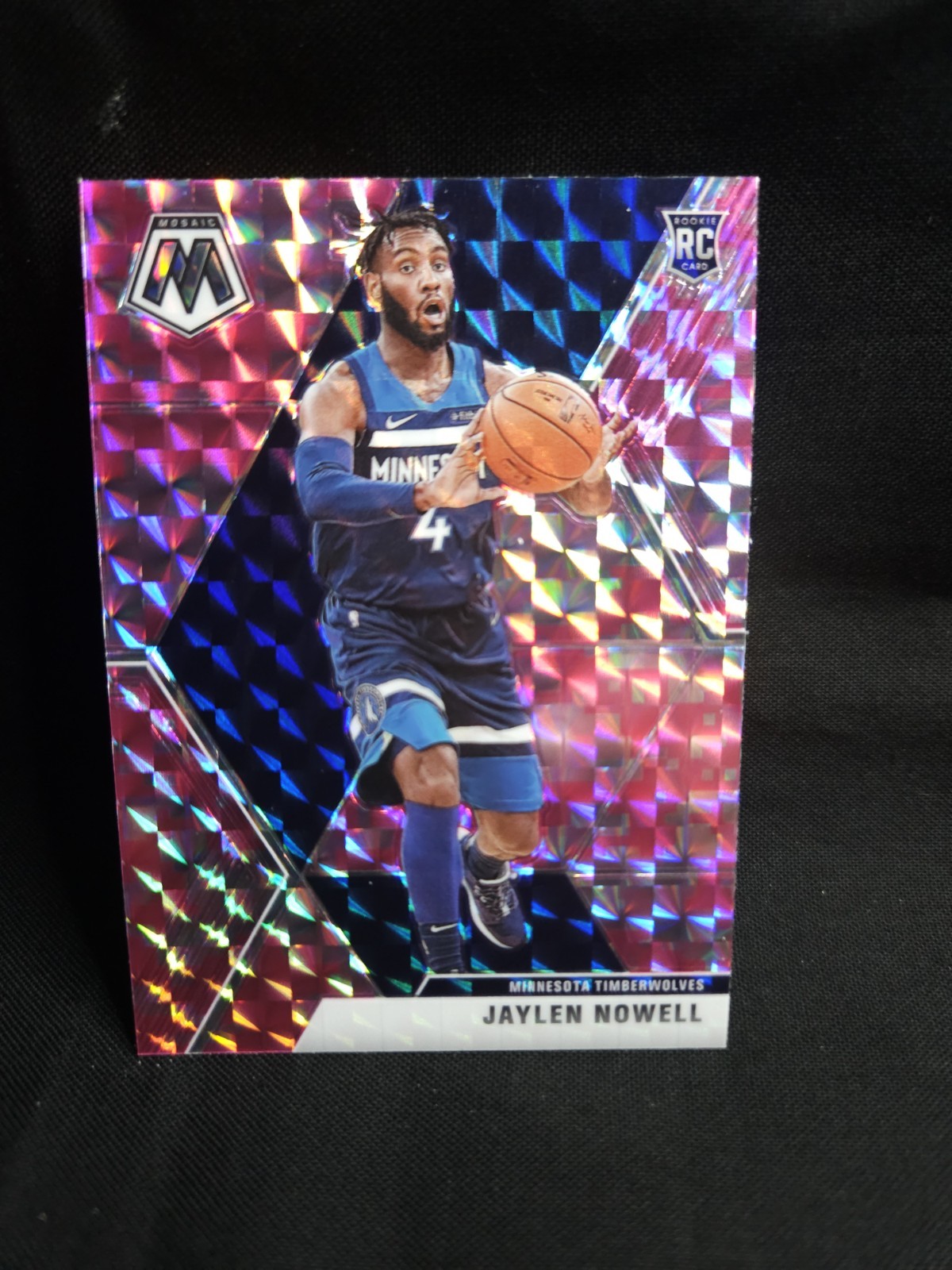 2019-20 Panini Mosaic - Rookies Jaylen Nowell #212 Pink Camo Prizm (RC)