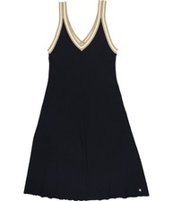 Tommy Hilfiger Womens Ribbed Tank Maxi Dress, Black, X-Large