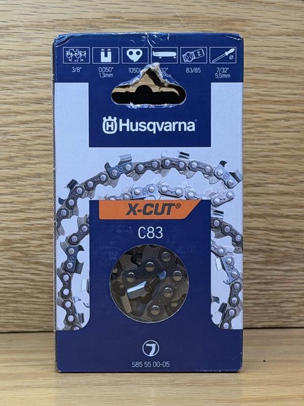 HUSQVARNA PART# 585 55 00-05, C83 Chainsaw Chain X-Cut 32", 3/8", .050", 105DL