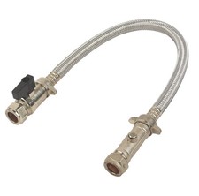 Filling Loop Part WRAS Compliant for Combi Boiler Straight Filling Loop 