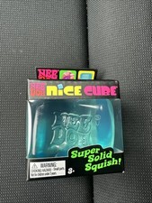 Nee Doh Nice Cube - Super Solid Squish  Blue - Brand New/Factory Sealed 