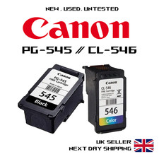 Canon PG-545 CL-546 Inkjet Cartridge - Black (8287B004AA) Used