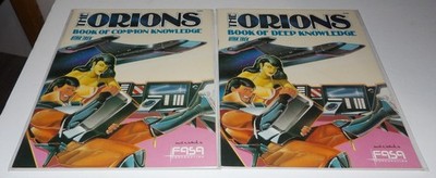 (2) ''STAR TREK'' THE ROLE PLAYING GAME - ORIONS BOOKS OF COMMON & DEEP KNOWLEDGE