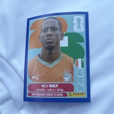 Panini FIFA World Cup Qatar 2022 Willy Boly #341 Sticker Nottingham Forest
