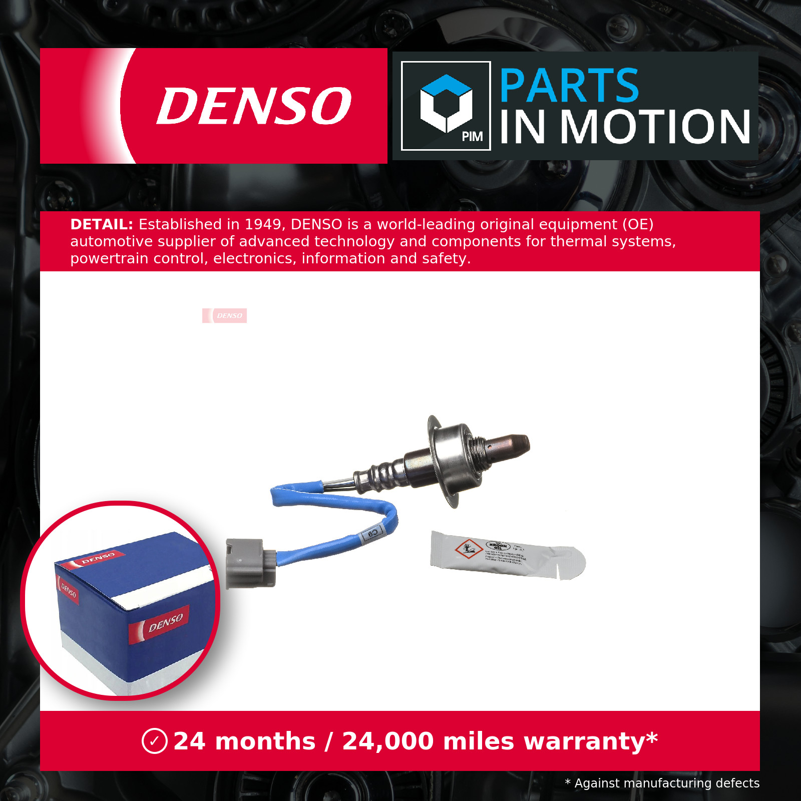 Lambda Sensor DOX-0534 Denso Oxygen 226931HC0B Genuine Top Quality Guaranteed