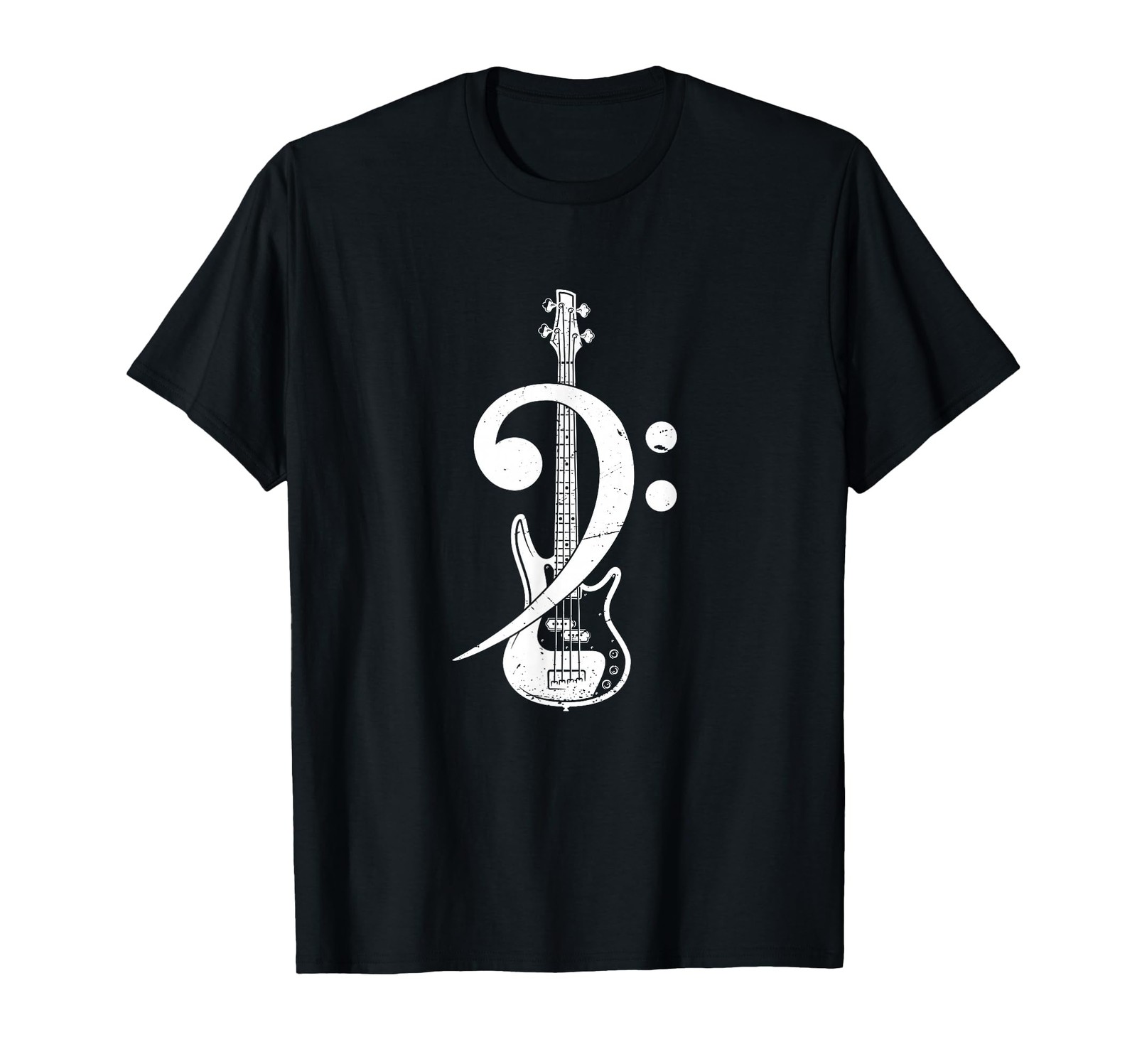 T-shirt Cléf de Sol haut de gamme pour guitariste en coton peigné premium