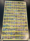 1991 Fleer Baseball Full Uncut Sheet Base Ken Griffey Jr. +