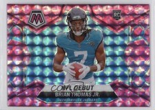 2024 Panini Mosaic NFL Debut Pink Camo Mosaic Prizm Brian Thomas Jr #282 12ec