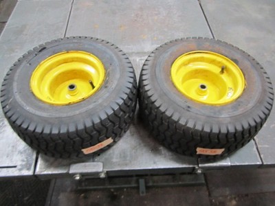 JOHN DEERE STX38 REAR WHEELS / RIMS & TIRES 18X8.50-8 (PAIR / SET)