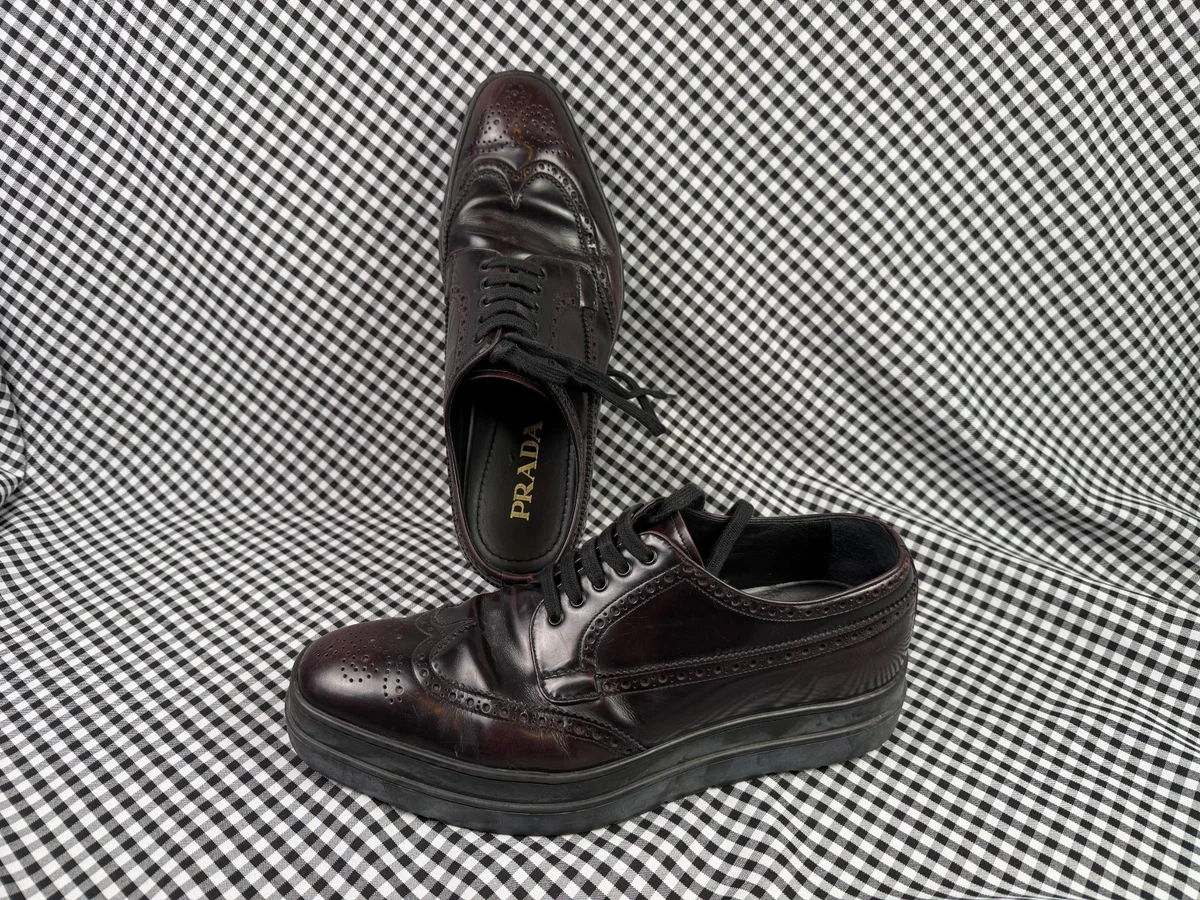 PRADA Wing Tip-Men's Dress Shoes for sale | eBay