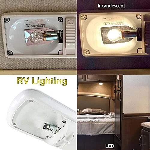 12V LED Bayonet Bulbs 1156 S8, Warm White 2700K, Outdoor RV Path Lights, 6 Pack - Image 4 of 4