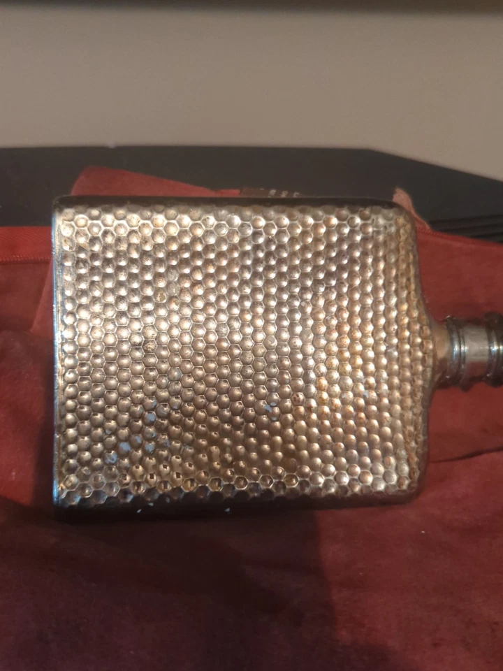 Frasco de vino Godinger vintage plateado cara de Baco dios del vino 1983 Foto 3 de 4