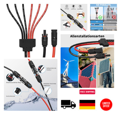 enernova Solarkabel Y-Verteiler 4-6mm² 30A